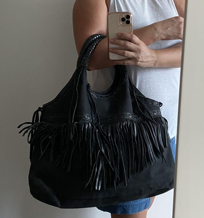 Ralph lauren fringe handbags hotsell