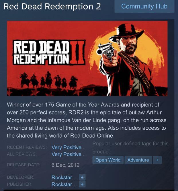 Steam Community :: Red Dead Redemption 2
