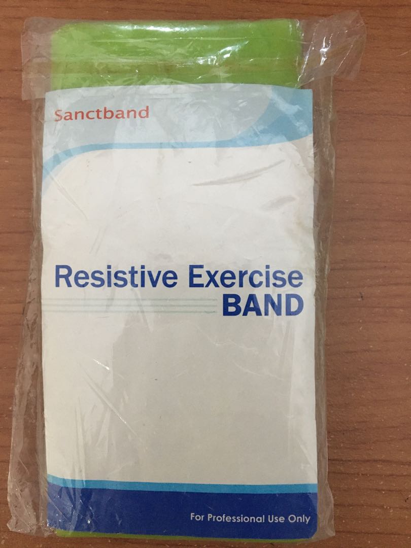 Resistive Exercise Band, Sports Equipment, Exercise & Fitness, Toning