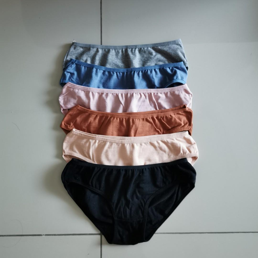 Scarlet 6pcs Cotton Underwear, Women's Fashion, Bottoms, Jeans & Leggings  on Carousell