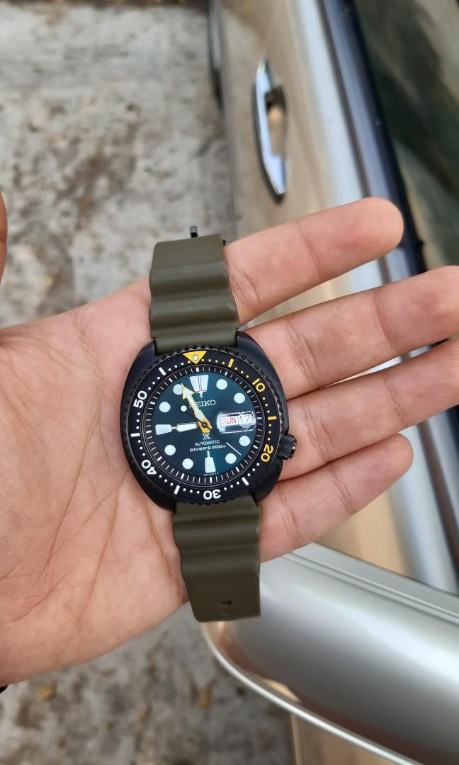Seiko Sea Grapes Turtle SRPD45K1, Men's Fashion, Watches & Accessories,  Watches on Carousell