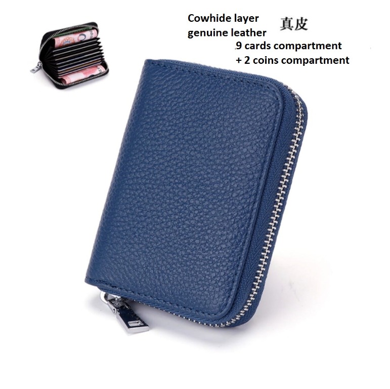 SG Stock Coin Purse Card Holder Key Holder Wallet Genuine Leather