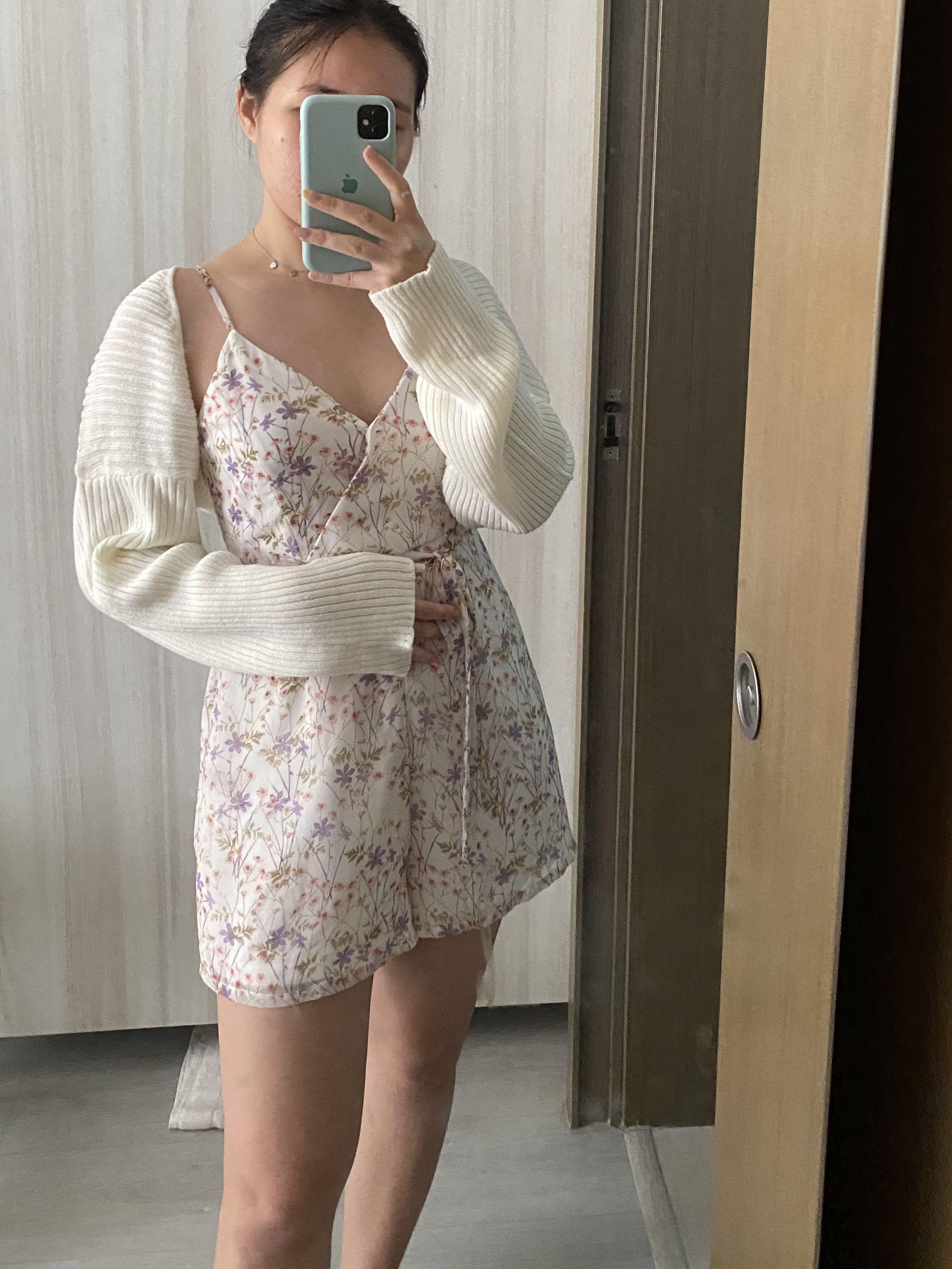 Simonett Sweater Sleeve Crop Knit 