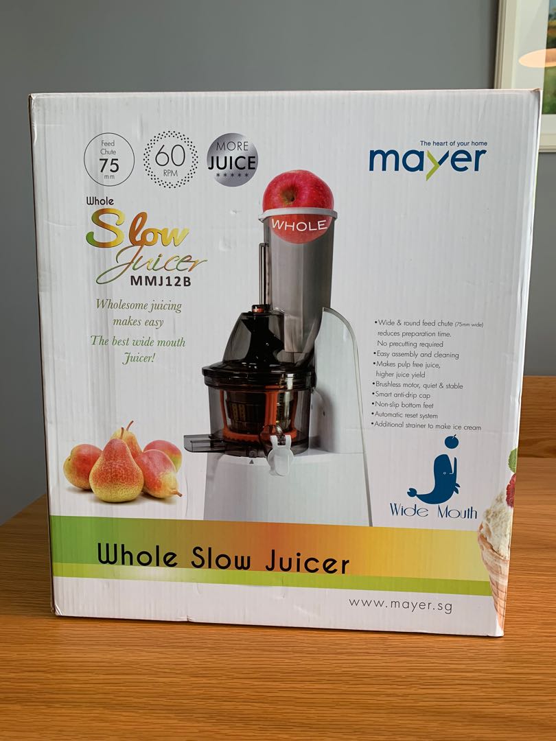 Slow juicer Mayer, TV & Home Appliances, Kitchen Appliances, Juicers