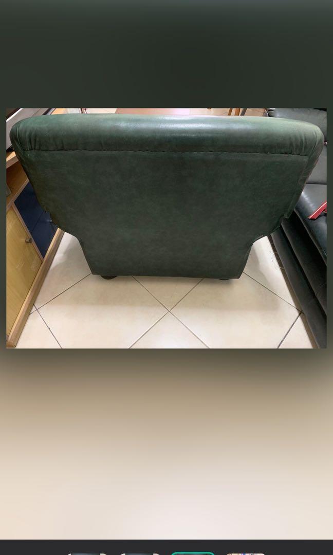 Sofa (German Leather), Furniture & Home Living, Furniture, Sofas on