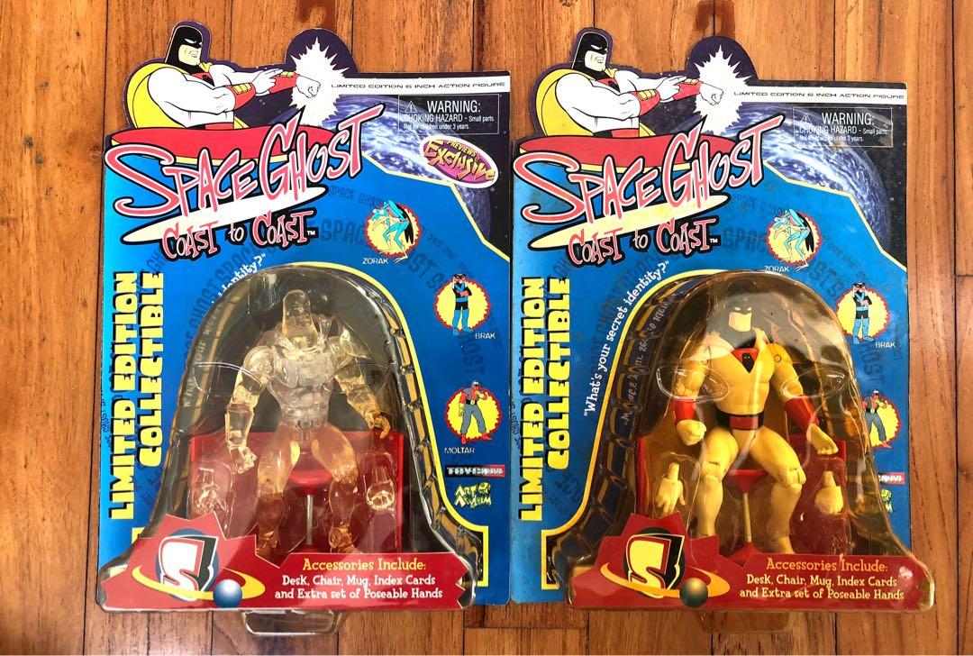 space ghost action figure original and transparent new selling as a set vintage toys retro toys hobbies toys toys games bricks figurines on carousell