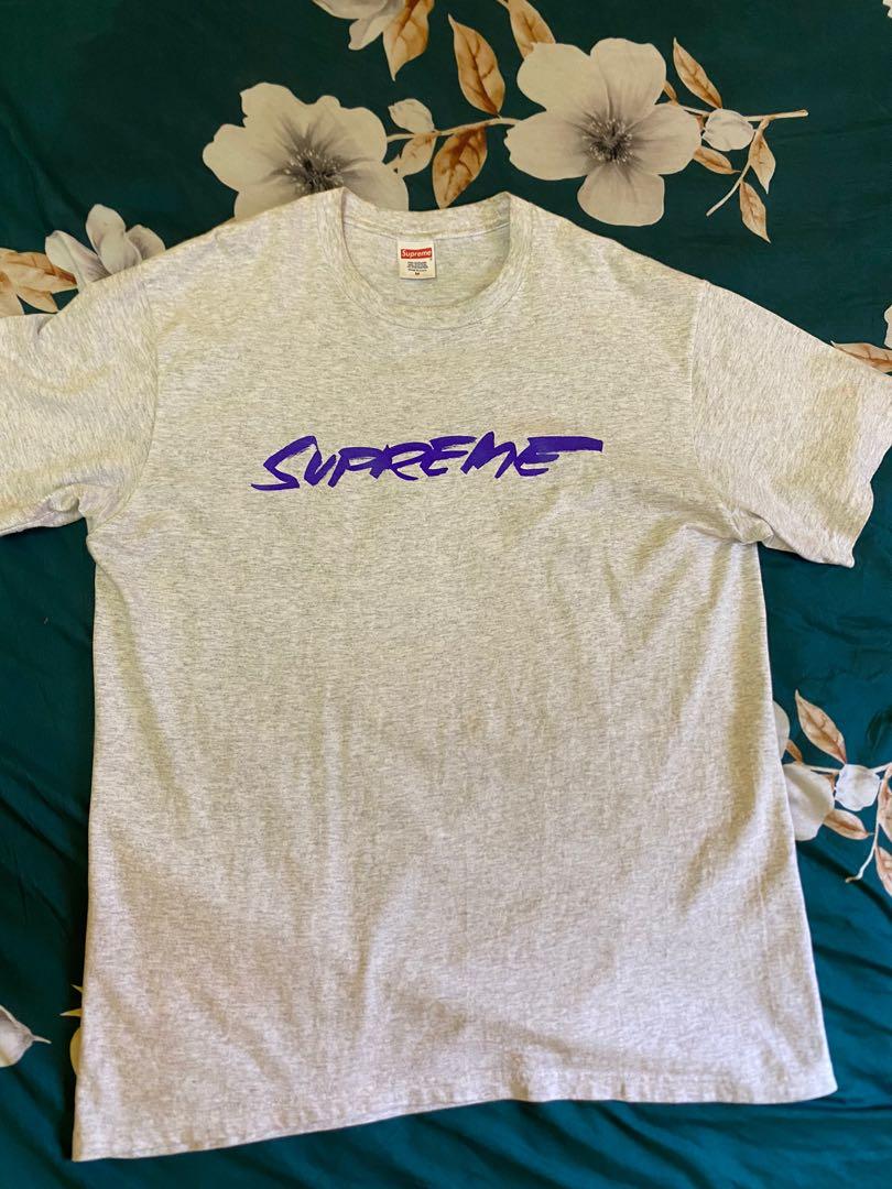 SUPREME FUTURA TEE GREY Men s Fashion Tops Sets Tshirts