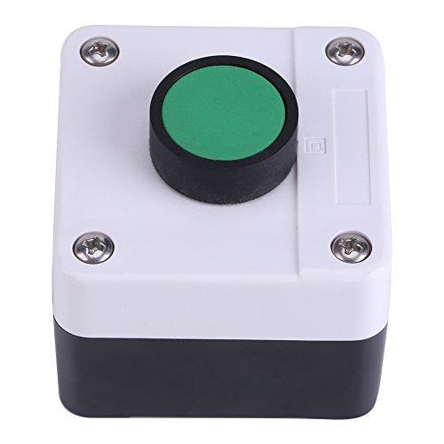 Switch Box, Weatherproof Green Push Button Switch One Button Control ...