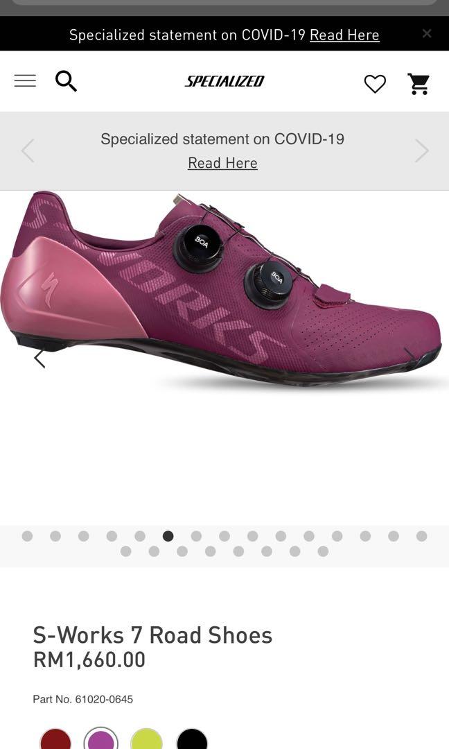 Swork 7 Road shoes Cast Berry