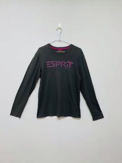 灰色長袖棉T