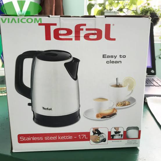 Tefal KI150D Smart Stainless Steel Electric Cordless Kettle (1.7L), TV ...