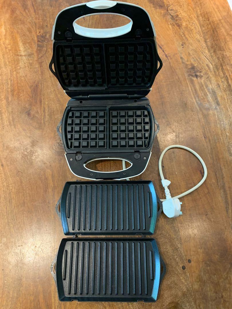 Tefal waffle iron and sandwich / panini grill, TV & Home Appliances