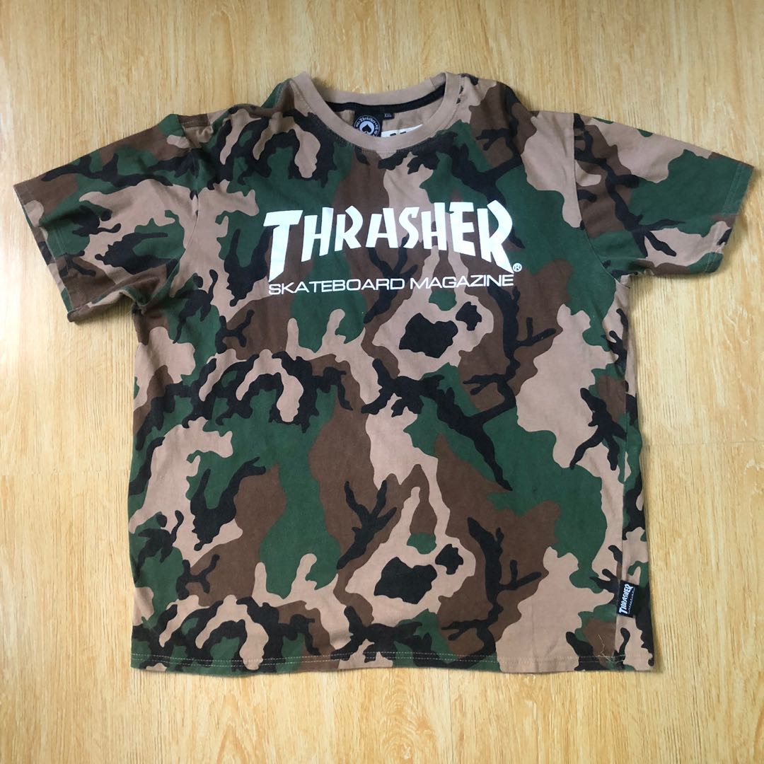 Camo thrasher shirt new arrivals