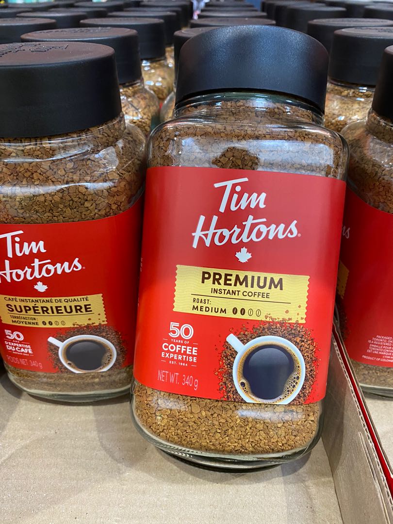 Tim Hortons Instant Coffee 340g, Food & Drinks, Beverages on Carousell