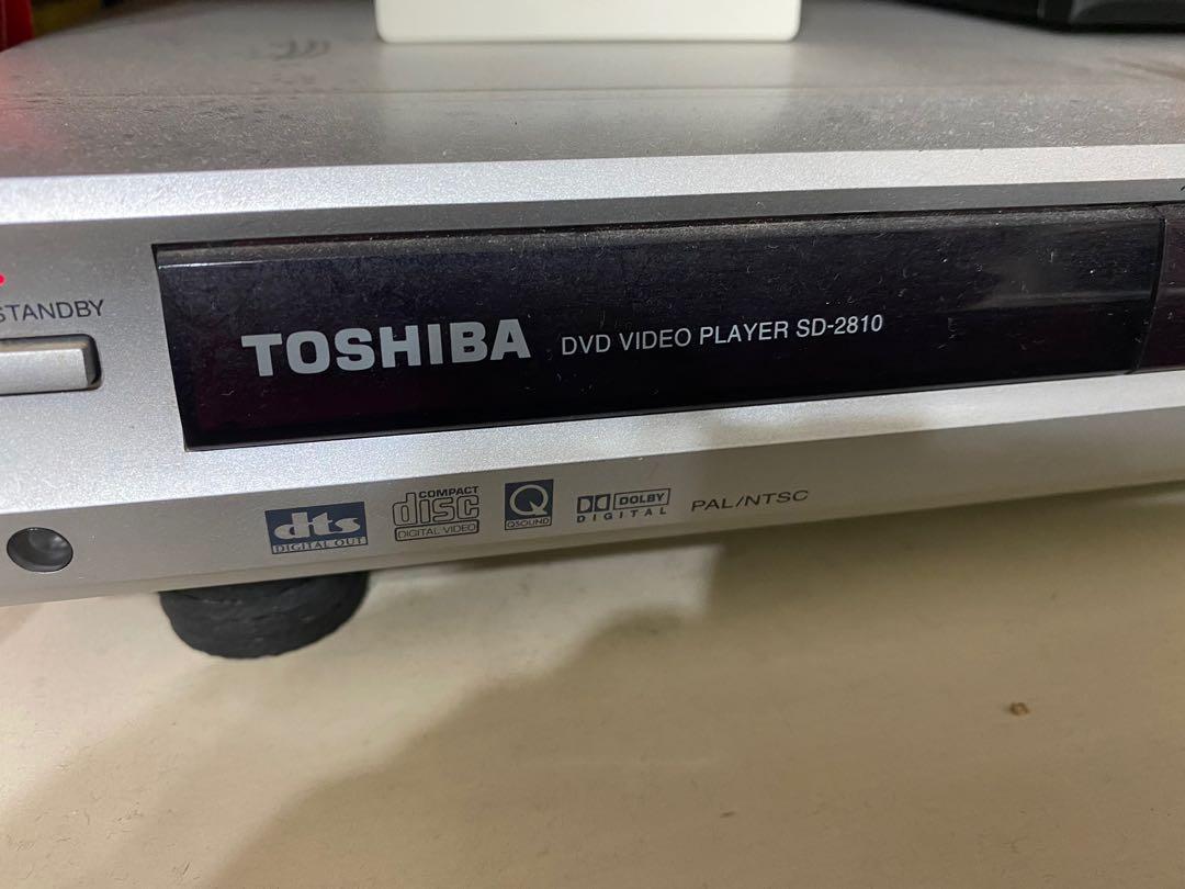 Toshiba DVD player SD2810 DVD機, 家庭電器, 電視 & 其他娛樂, 藍光及播放器 Carousell