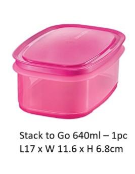 Tupperware Stack To Go (2) 640ml