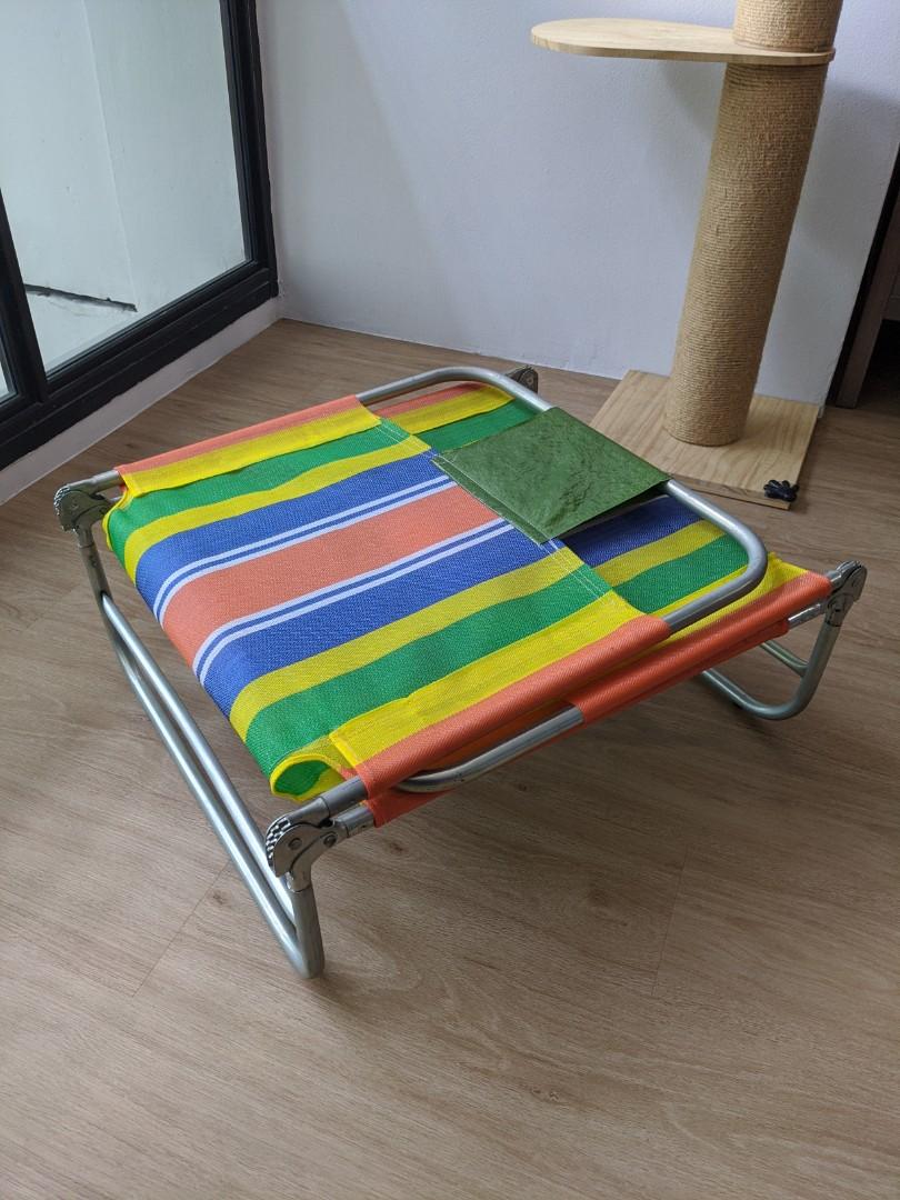 Vintage Foldable Straw Bed