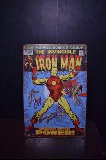 Vintage Iron Man Decor Metal Tin Sign