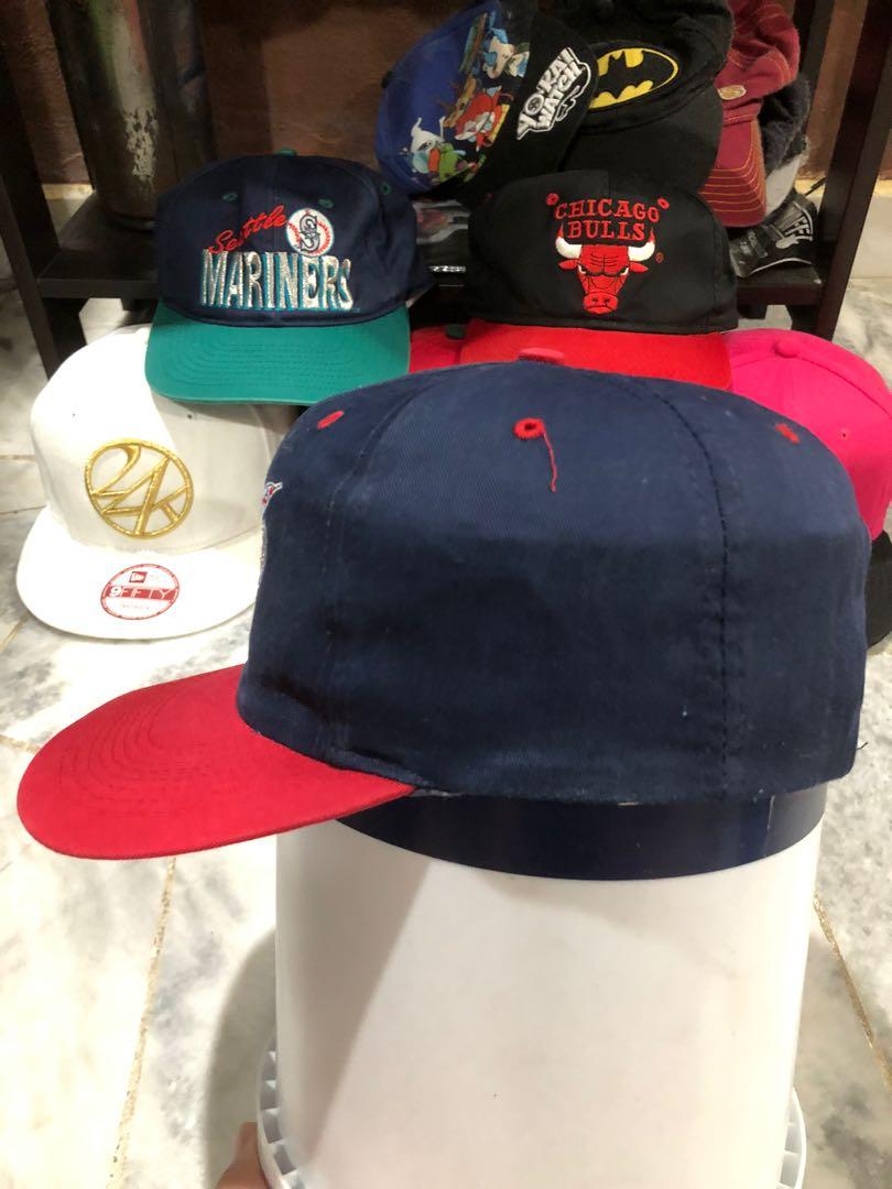90's Detroit Pistons Logo 7 NBA Snapback Hat – Rare VNTG
