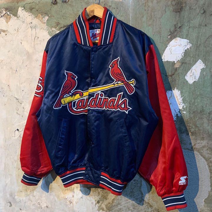 Vintage St Louis Cardinals MLB Stadium Jacket XLarge Vintage Cardinals  Baseball Team Mlb Bomber Jacket Cardinals Starter Varsity Jacket XL