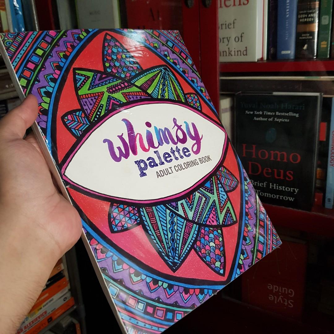 Download Whimsy Palette Adult Colorint Book Vol 1 Hobbies Toys Stationary Craft Art Prints On Carousell