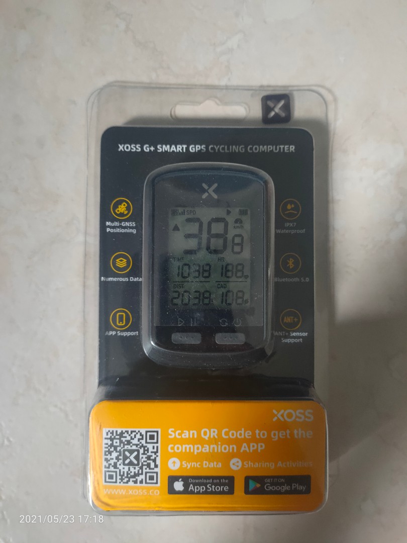 Xoss G+ Smart GPS cycling computer, Mobile Phones & Gadgets, Wearables