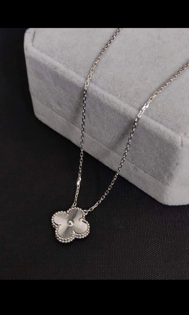 Vca white gold deals necklace