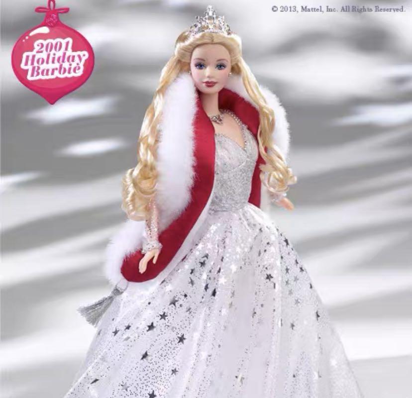 2001 holiday barbie hotsell value
