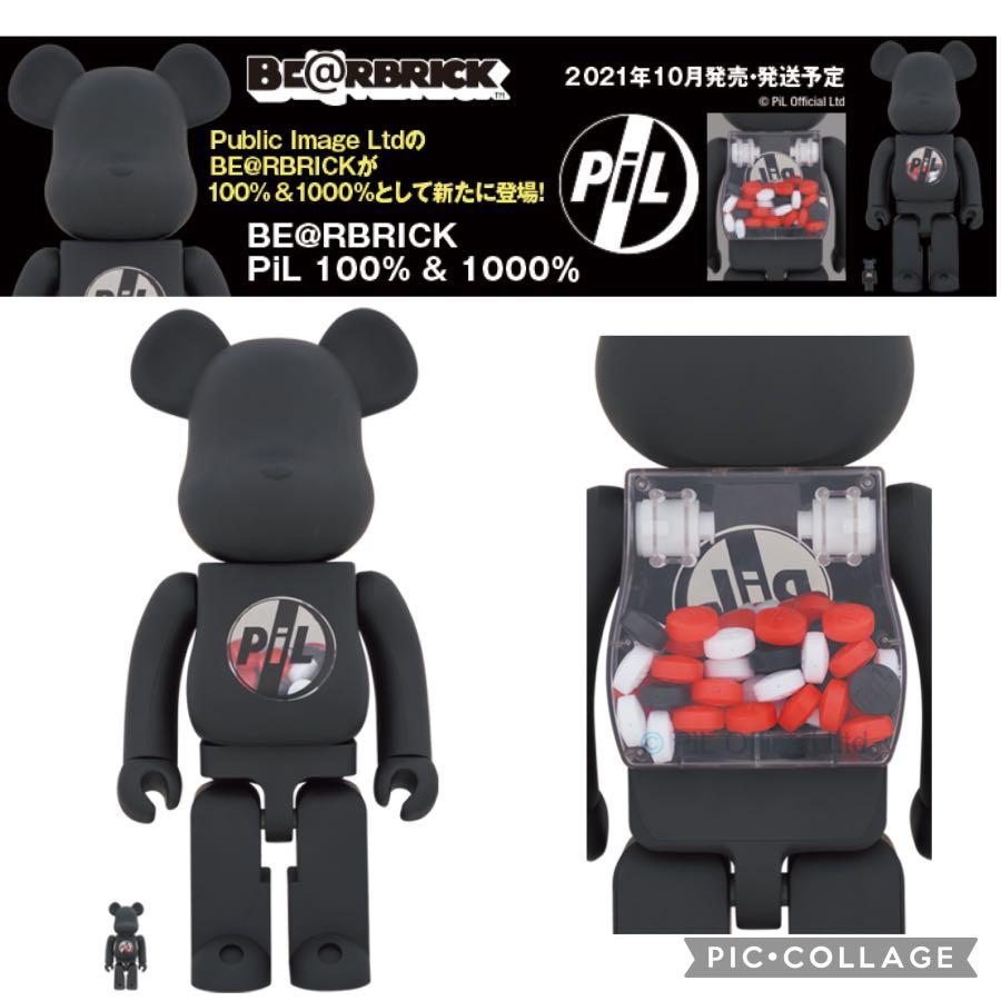 預訂改21年12月】PiL BE@RBRICK 100%+1000% (¥68,000)《Public Image