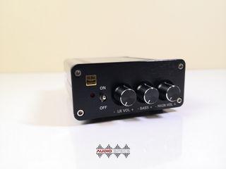 2.1 Ch Stereo Audio Class D Mini Hifi Amplifier 50Wx2 with Treble Bass Subwoofer out