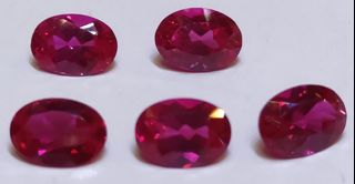 7mmX5mm 红宝石10粒64233657622658110