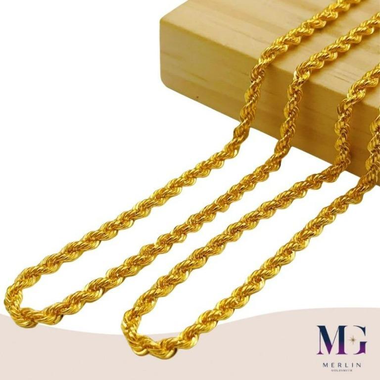 Hollow rope chain design sale