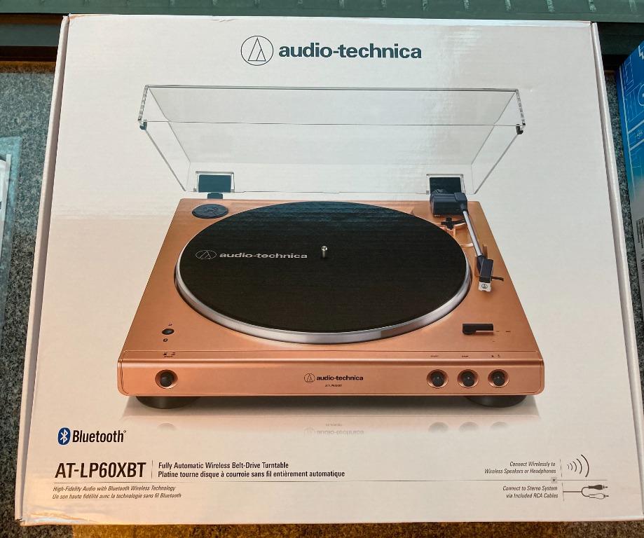 鐵三角 Audio Technica AT-LP60XBT 藍牙無線唱盤 黑膠唱盤 Wireless bluetooth turntable ...