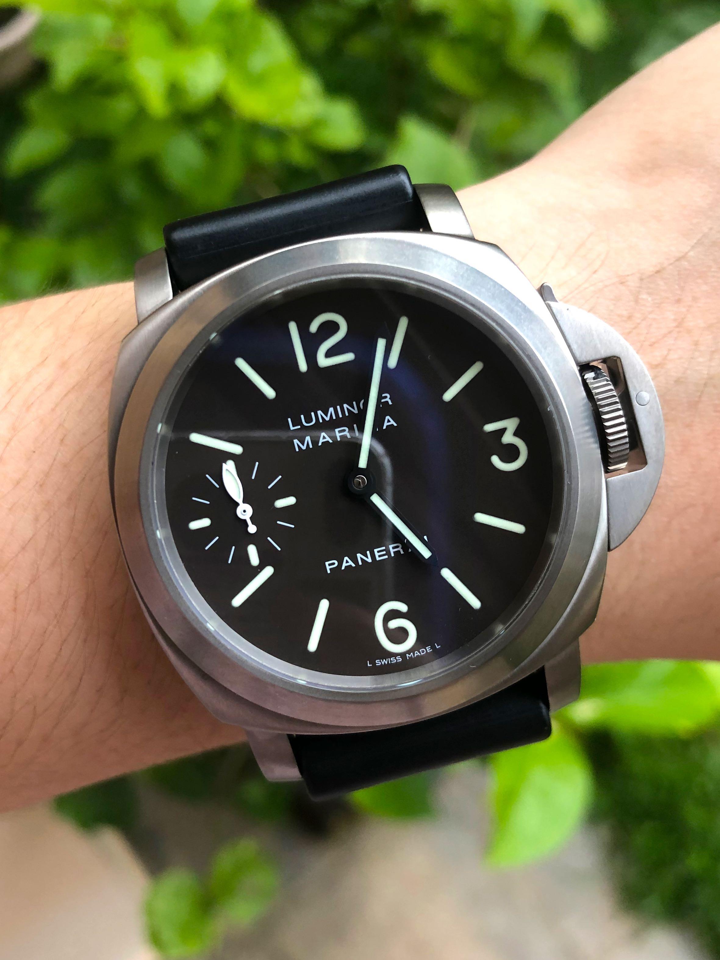 SOLD Panerai Pam118 Luminor Titanium E series