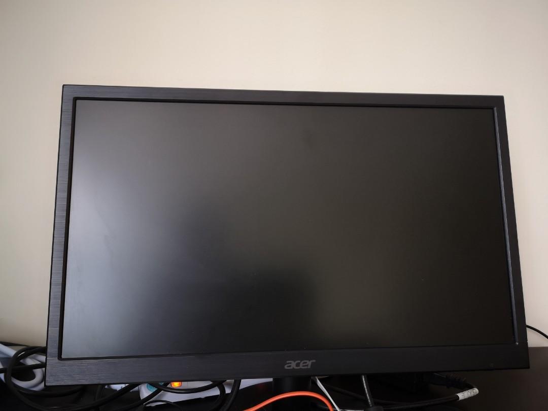 Acer Monitor- 1 year old. No damage, Electronics, Computer Parts ...