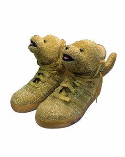 Adidas Jeremy Scott Tinsel Gold Bear 