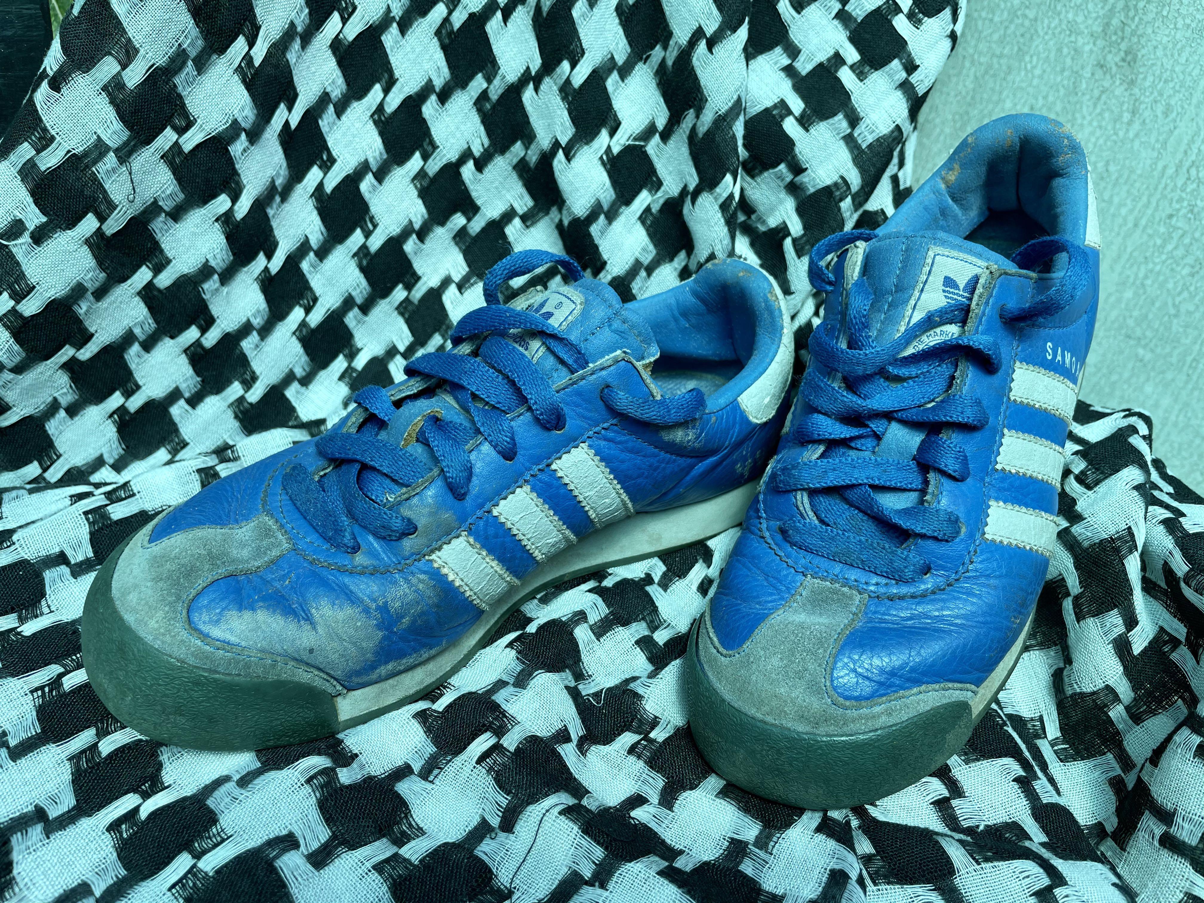 Adidas samoa hot sale leather