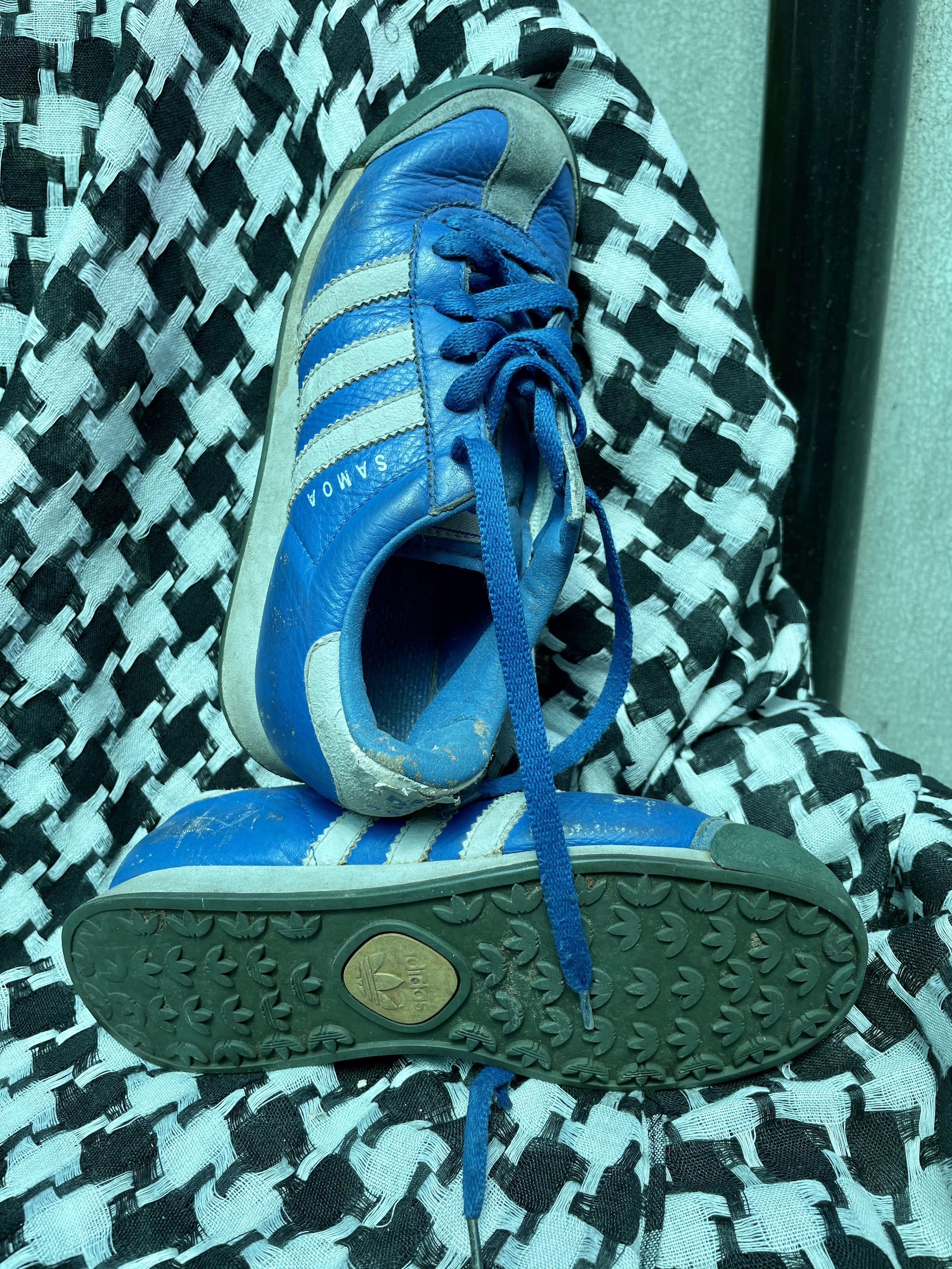 Adidas Samoa Leather Sneakers Women s Fashion Footwear Sneakers