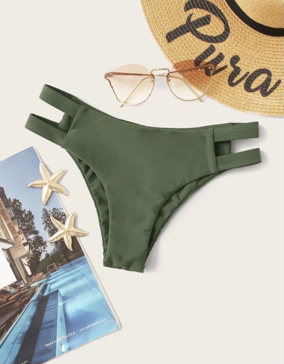 Army green bikini bottoms Outlet