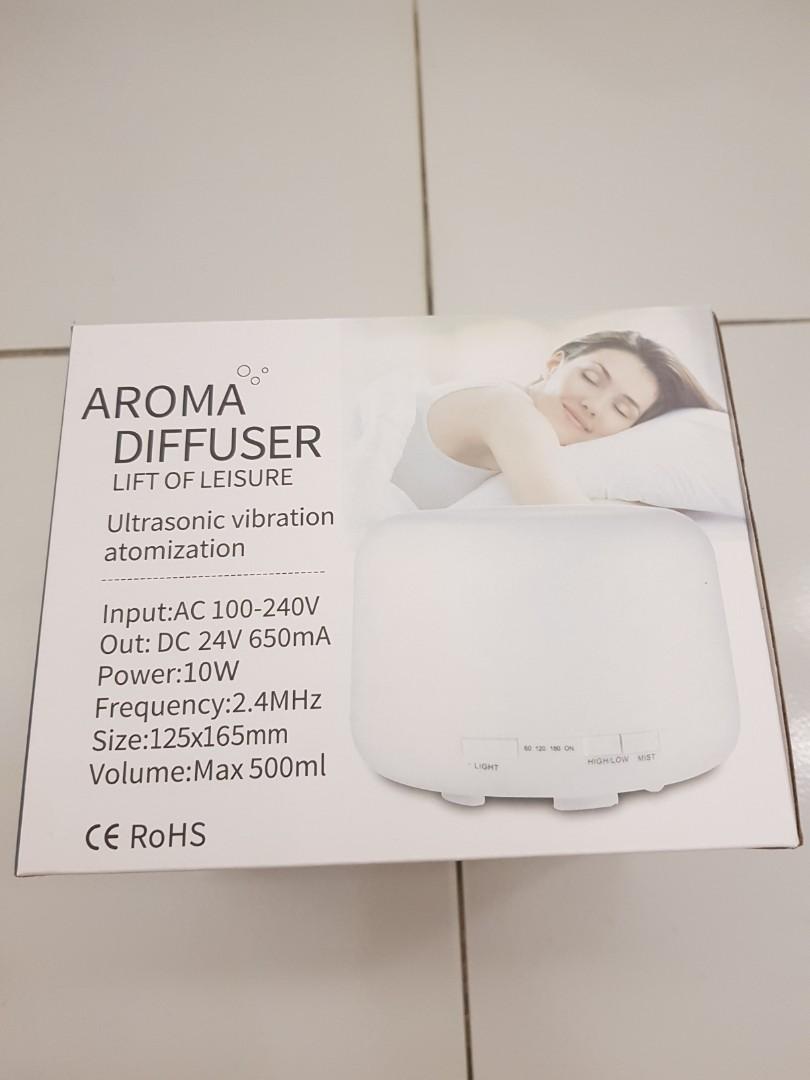 Aroma Diffuser Ultrasonic Vibration Atomization, Furniture & Home