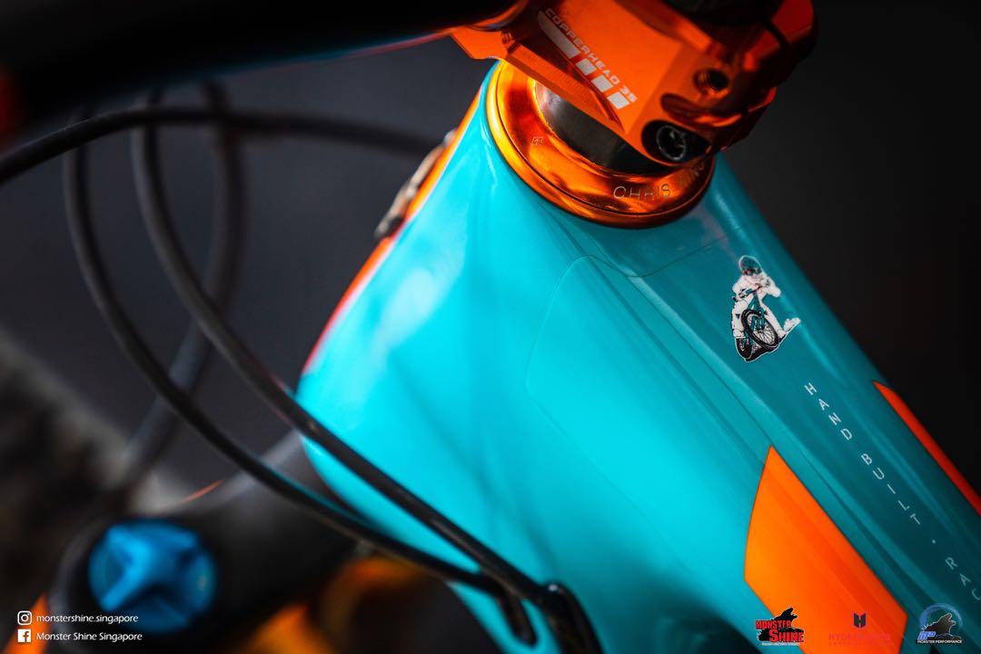 Bicycle frame spray paint foldie birdy, Sports Equipment, Bicycles