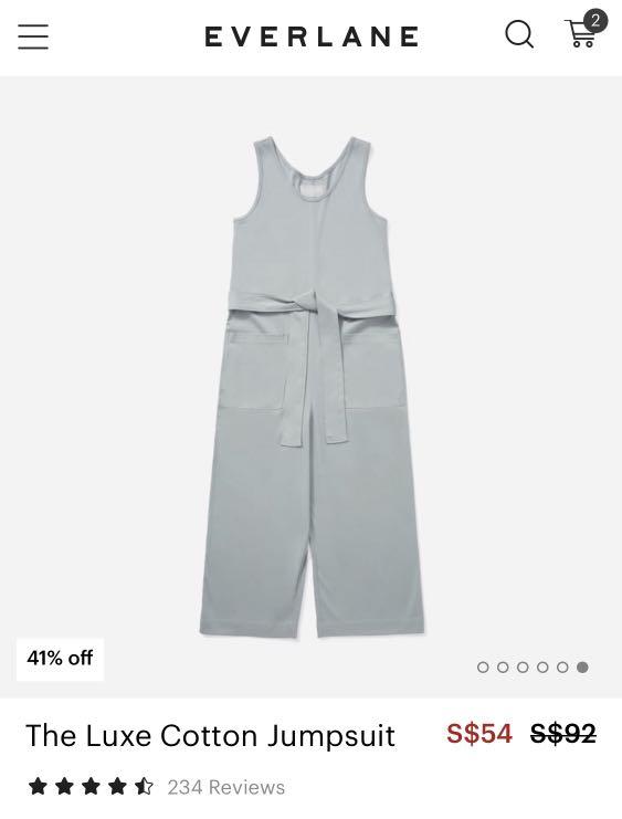 Everlane luxe cotton jumpsuit review cheap