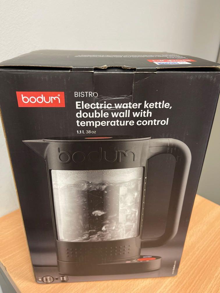 White Bodum Electric Water Kettle, TV & Home Appliances, Kitchen