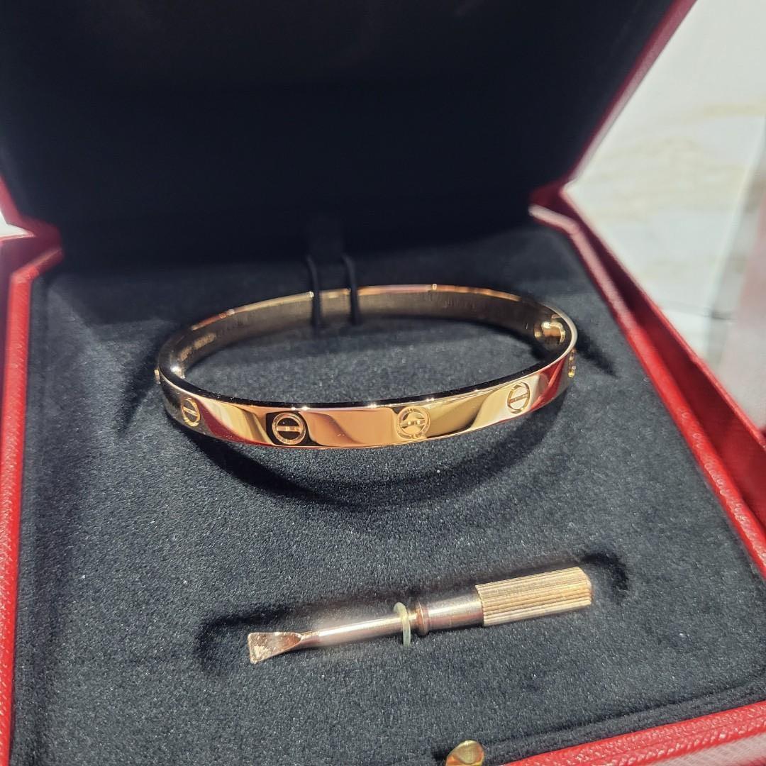 Cartier Love Bracelet in Rose Gold #19 