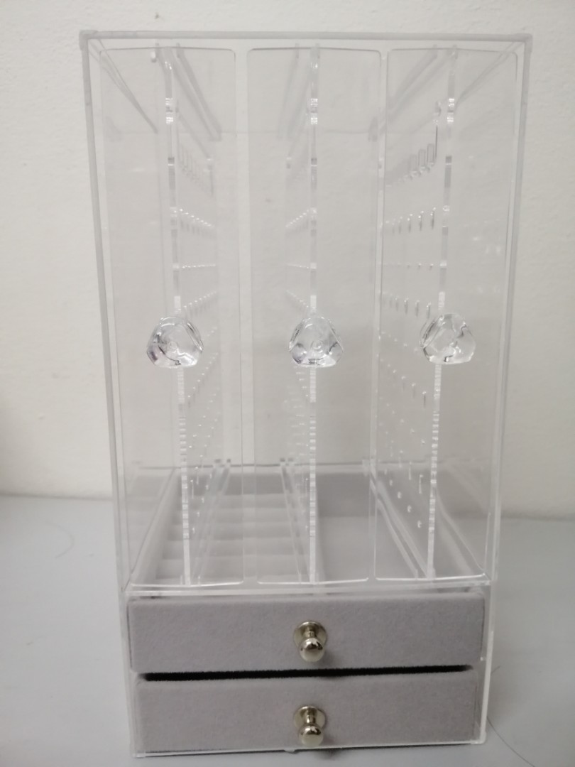 BRAND NEW JEWELLERY STORAGE BOX (3 DOORS 2 DRAWERS), Women's Fashion ...