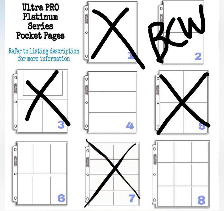 [Bundle Deal] Ultrapro BCW Guardhouse Shield Pocket Binder Sleeves IZ