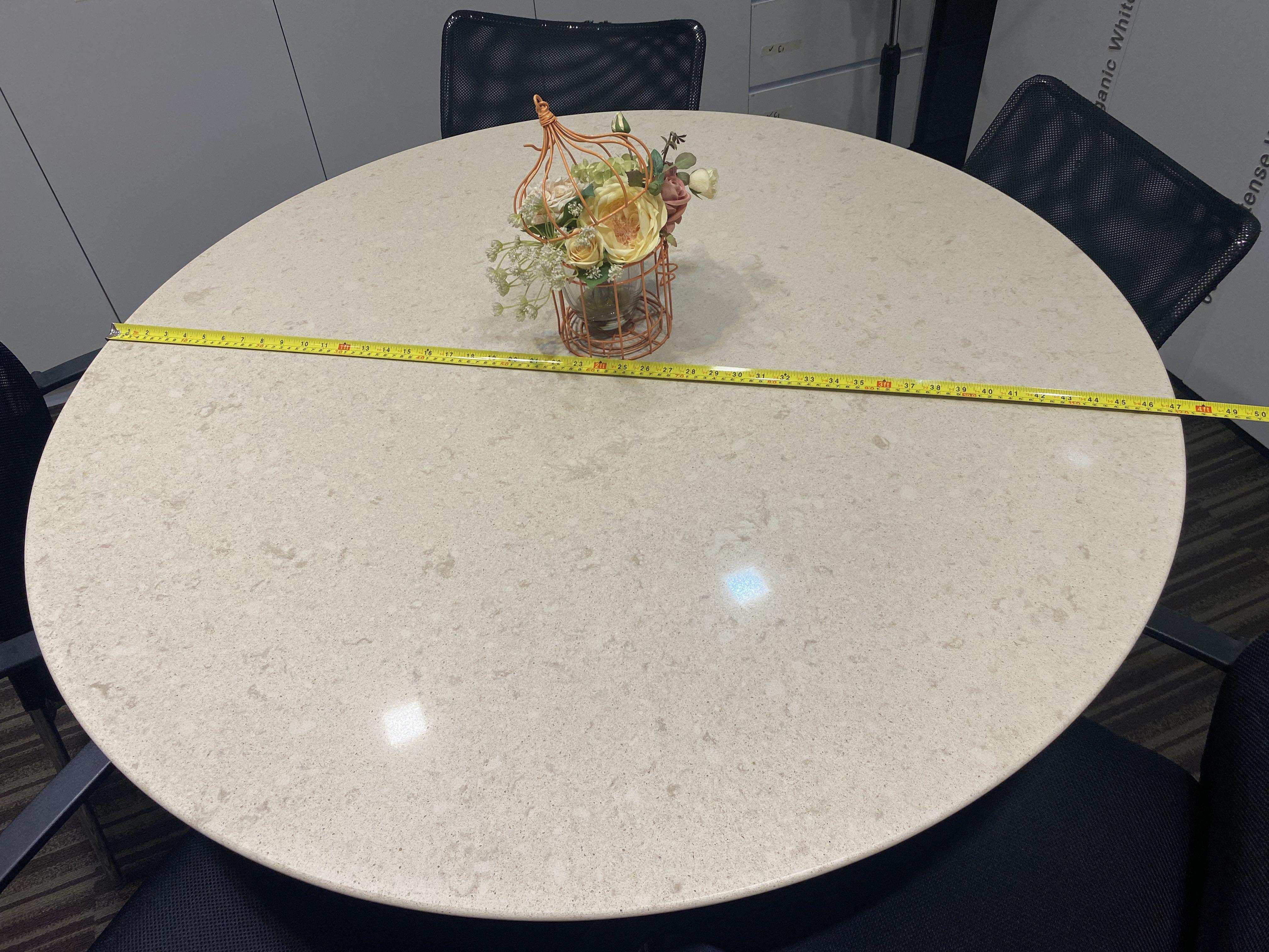 CAESARSTONE Quartz Counter Top Round Coffee Table