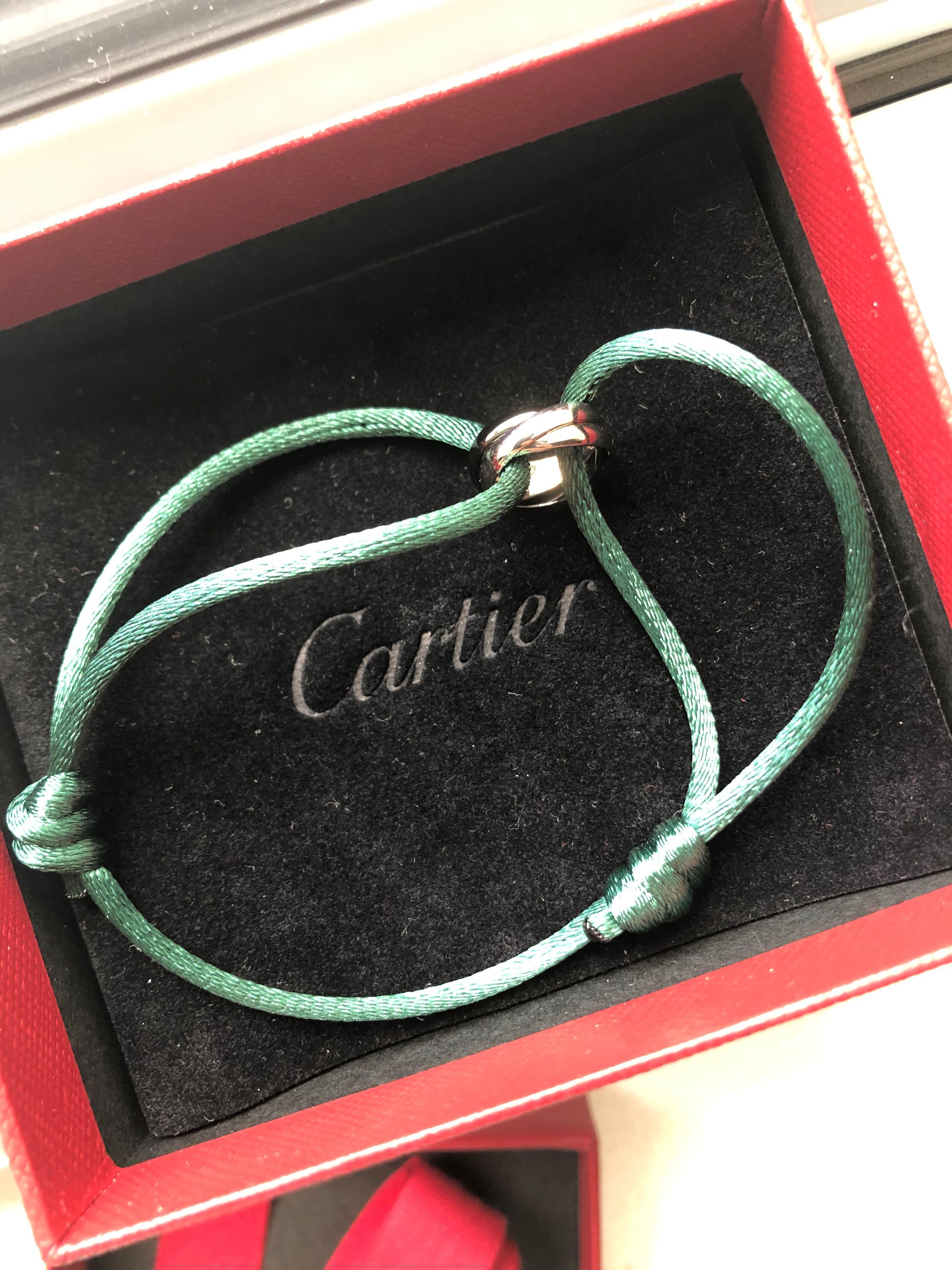 Cartier trinity bracelet white gold 2025 ceramic