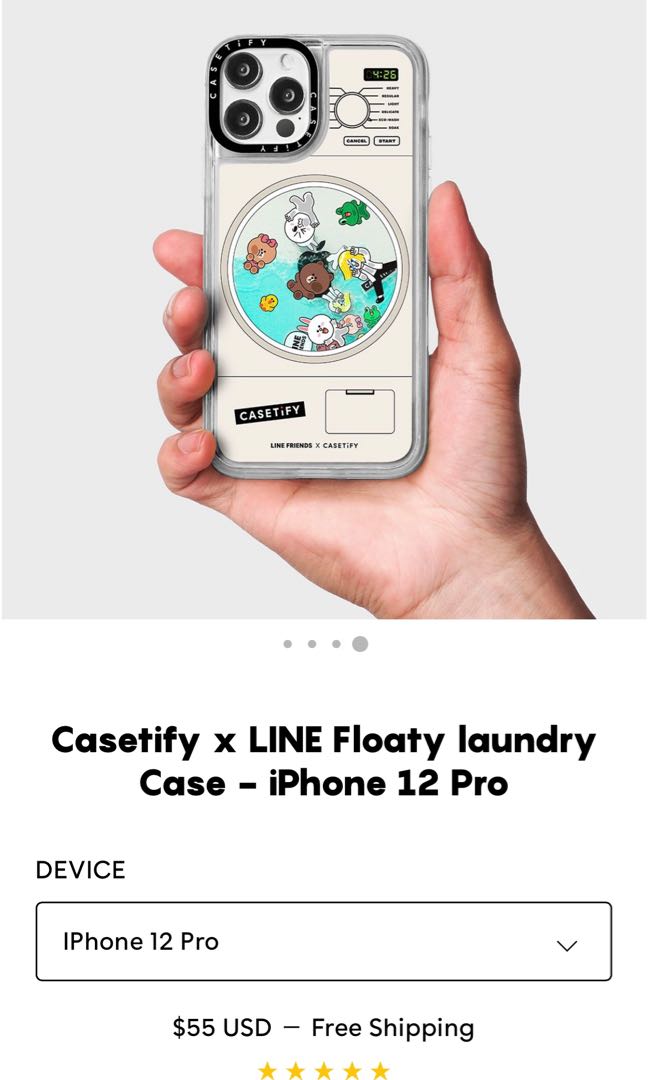 casetify x line floaty laundry case