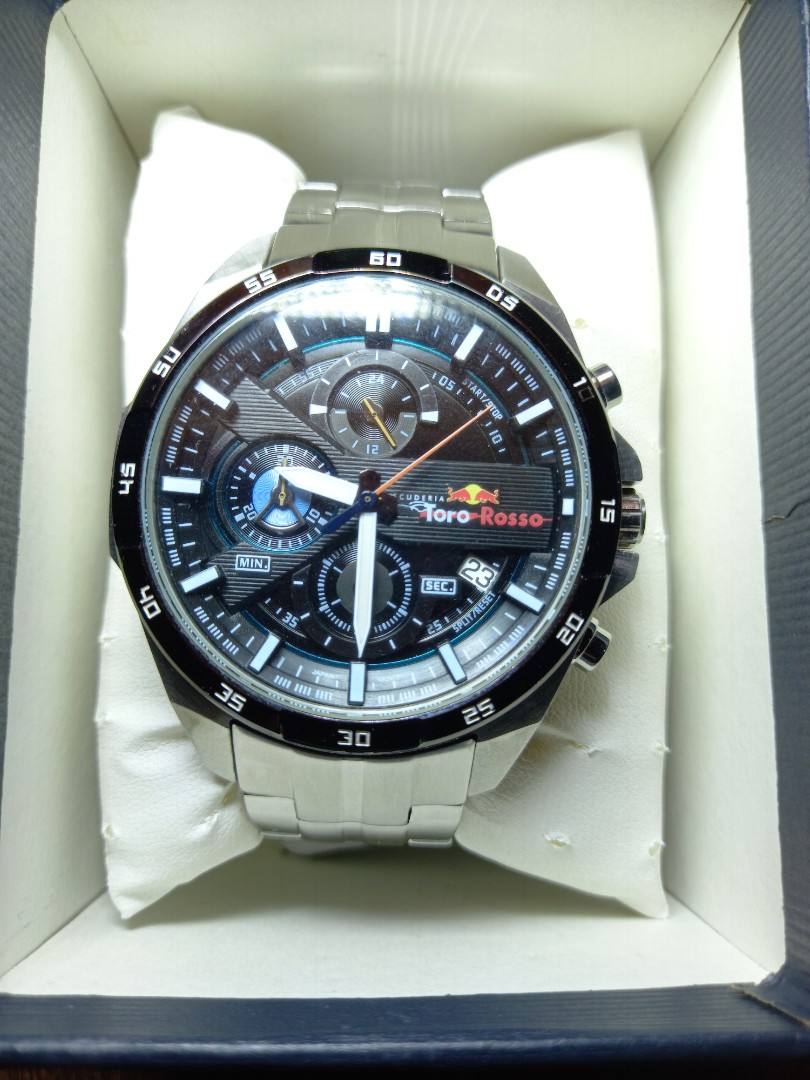 [CASIO EDIFICE] REDBULL Toro Rosso, Luxury, Watches on Carousell